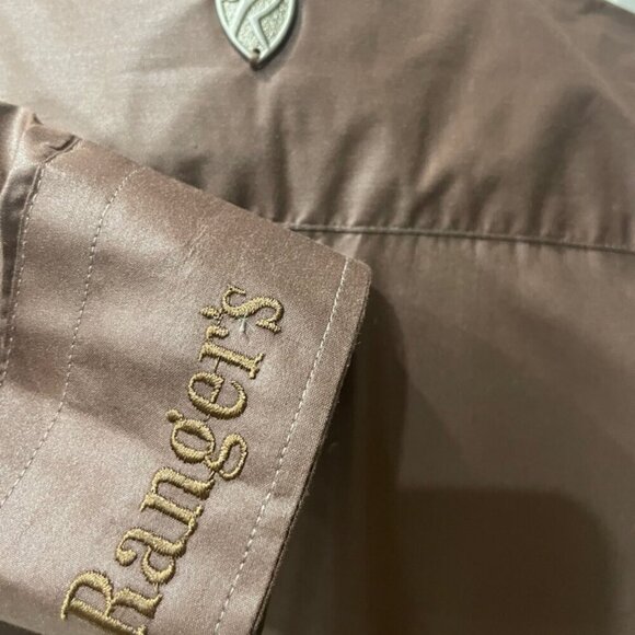 RAFAEL AMAYA SHIRT BUTTON DOWN BY RANGERS LEGEND XL CHOCOLATE STUDDED WESTERN - Picture 11 of 15